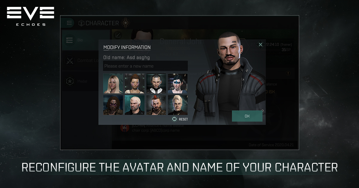 Can I Change My Name In Eve Online?